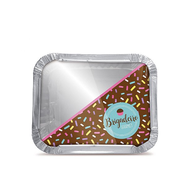 Marmitinha Gourmet Granulado M 8,5X6,5X2,5 - 12 Un