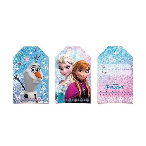 Tags de Para Frozen 5X8 - 12 Un