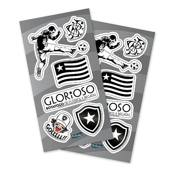 Adesivo Especial Botafogo - Festcolor - 4 Un