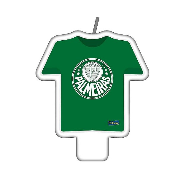 Vela Camisa Palmeiras - Festcolor - 1 Un
