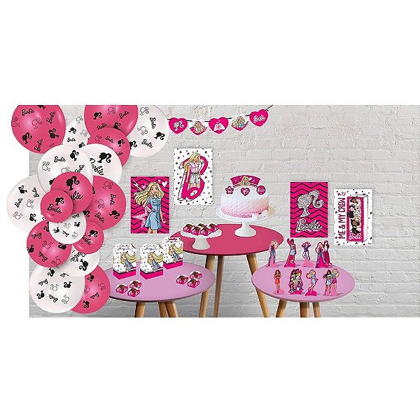Kit So Um Bolinho Festa Barbie - Festcolor - 1 Un