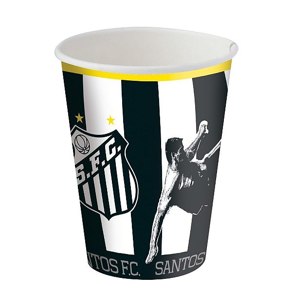 Copo Papel 200ml Santos - Festcolor - 8 Un
