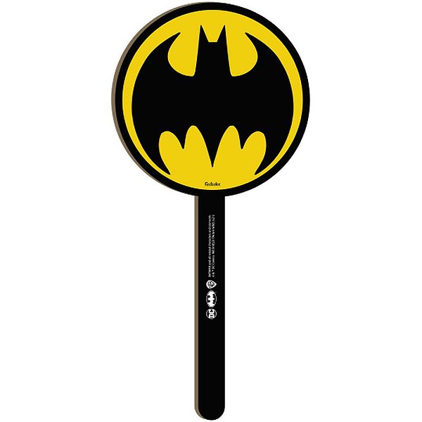 MDF Pick Decorativo Logo Redondo Batman Geek - Festcolor - 1Un