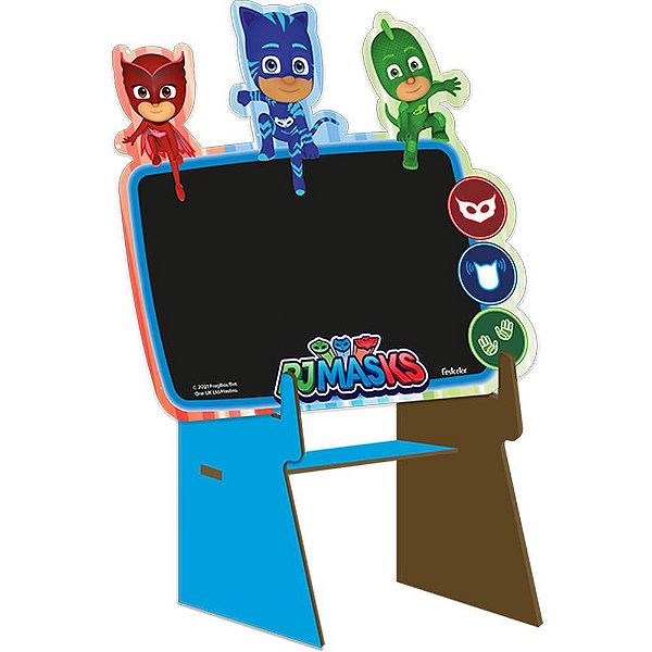 MDF Lousa Decorada P PJ Mask - Festcolor - 1Un
