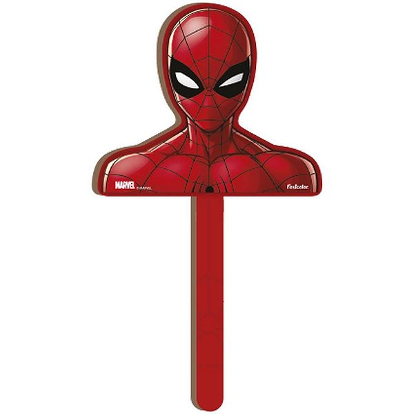 MDF Pick Decorativo Face Homem Aranha - Festcolor - 1Un