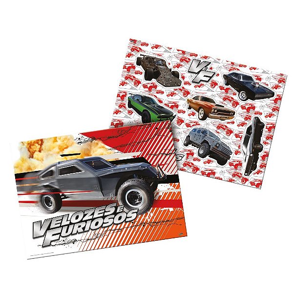 Kit Decorativo Velozes e Furiosos - Festcolor - 1Un