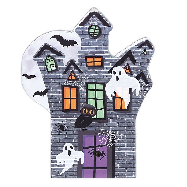 Guardanapos de Papel Castelo do Terror Halloween 33cm - 20 Un