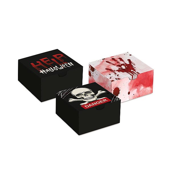 Caixa Divertida Para Doce Help Halloween Colorido - 10 Un