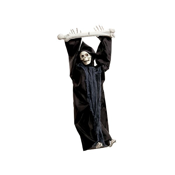 Caveira Calixto 90 cm Decoração Halloween - Cromus - 1 Unid