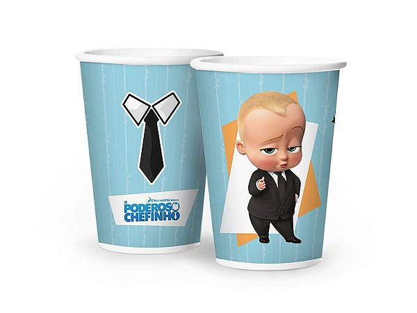 Copo de Papel Festa o Poderoso Chefinho 180ml - 8 unidades - Regina