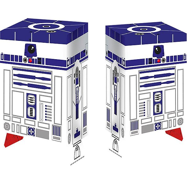 Caixa Surpresa R2D2 Festa Star Wars 9 - 8 unidades - Regina