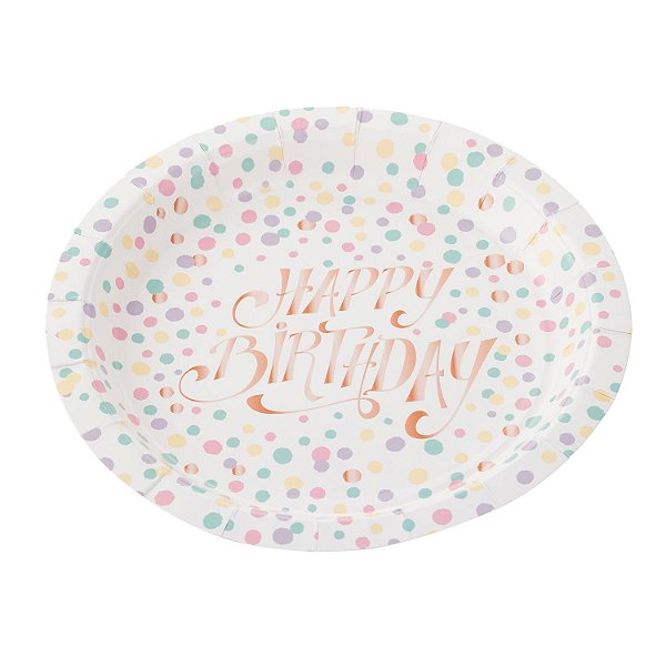 Prato Candy - Silver Plastic - 10 Un