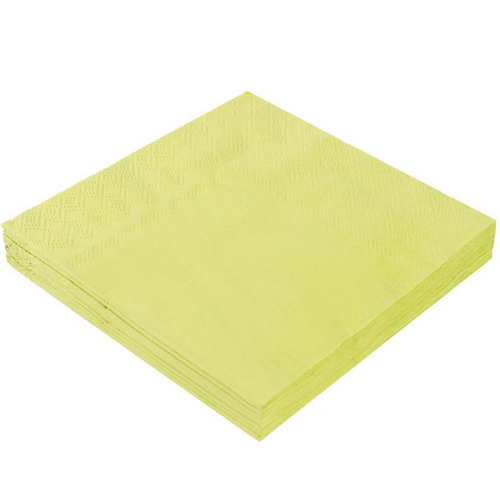 Guardanapo de Papel 24cmx24cm Liso Verde Limão - 20 Un