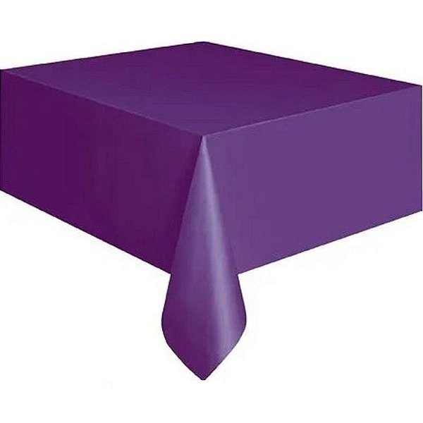 Toalha de Mesa Retangular Colorline Roxo 1.37x2.74m