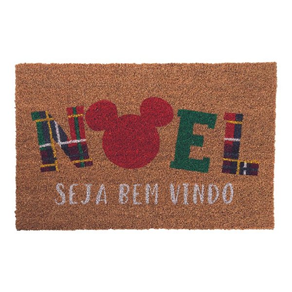 Capacho de Fibra Mickey Bege Clr (Disney)  - 1 Un