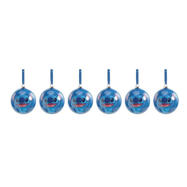 Bola Stitch 6cm - Jogo com 6 Peças