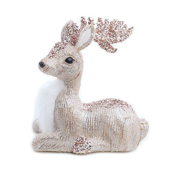 Rena Decorativa Ouro Branco 20cm - 1 Un