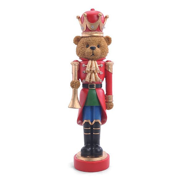 Urso Soldadinho de com Corneta 46,5cm 2AAA - 1 Un