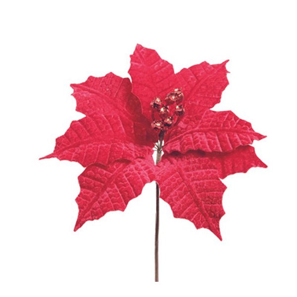 Poinsétia Vermelho 20cm - 1 Un
