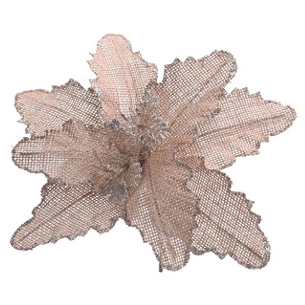 Poinsétia Trabalhada Natural 15cm - 1 Un