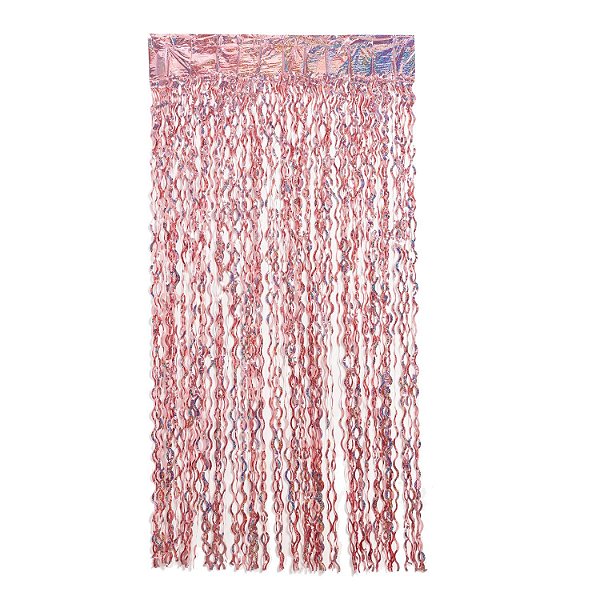 Cortina Holográfica Corte Especial Rose Gold 100x200cm