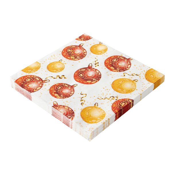 Guardanapo Folha Dupla Happy New Year 32x32cm - 20 un