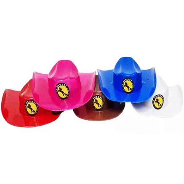 Chapéu Cowboy Plástico Pequeno 12cm - 1 Un