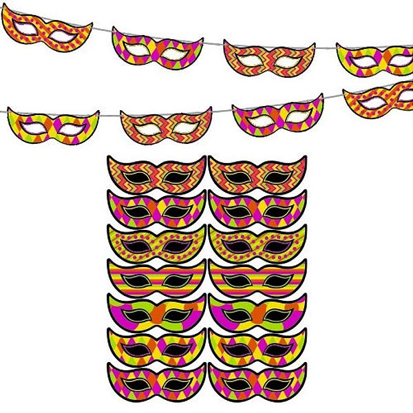 Varal Carnaval Decorativo - 14 Un