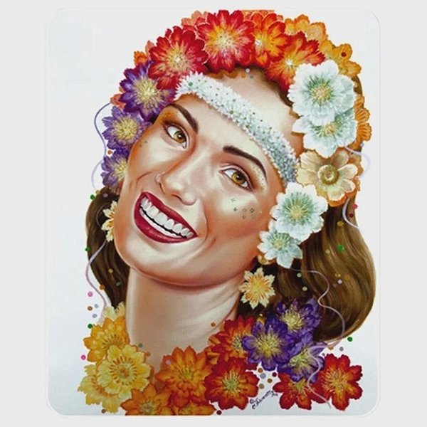 Painel Impresso para Decoração de Salão Havaiana - 1 Unidade