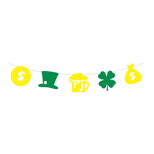Bandeirola Decorativa St. Patrick's Day 1,8m - 1 unidade