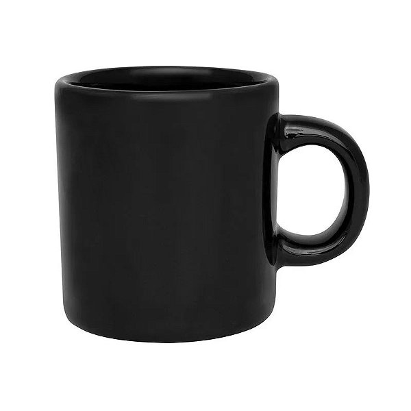 Caneca Preta 330ml - 1 Un