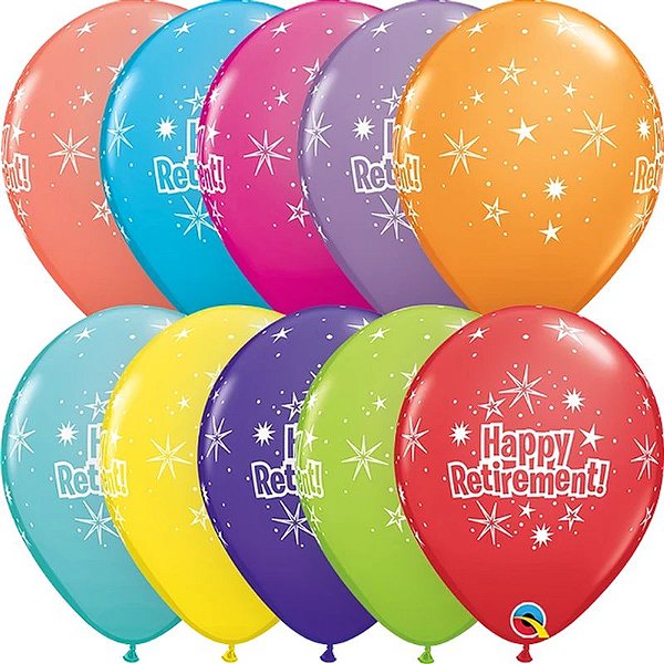 Balão Qx Party - Happy Retirement! - 6 Un