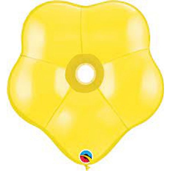 Balão Qualatex 16" - Geo Amarelo - Liso Látex Blossom - 25 Un