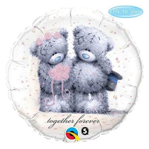 Balão Qualatex 18" - Redondo - Tatty Teddy-Together Forever - 1 Un