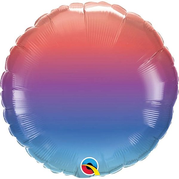 Balão Qualatex 18" - Redondo - Ombre Inverno - 1 Un