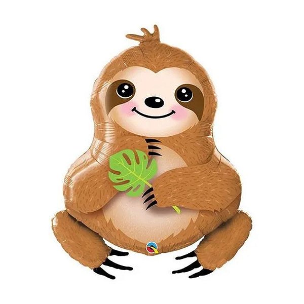 Balão Qualatex 39" - Shape - Preguicinha Fofa - 1 Un