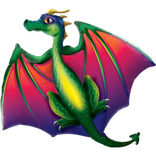 Balão Qualatex 45" - Shape - Dragão Mistico - 1 Un