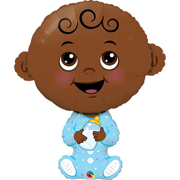 Balão Qualatex 38" - Shape - Menino - 1 Un