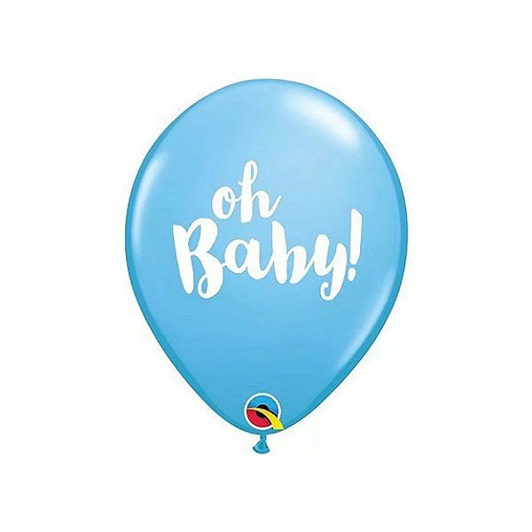 Balão 11" - Qx Party Baby Azul Claro