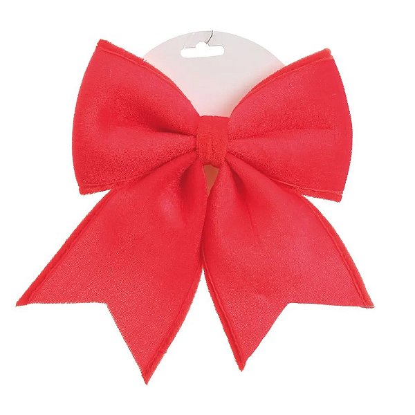 Laço Pronto Liso Vermelho 14cm (Laços Artes) - 1 Un