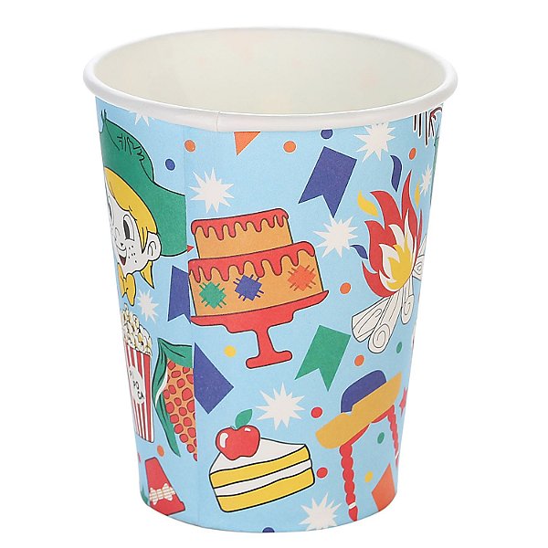 Copo de Papel 270ml Junina - 10 Unidade