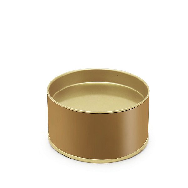 Lata Para Doces Ouro 9x11cm - 32 Un