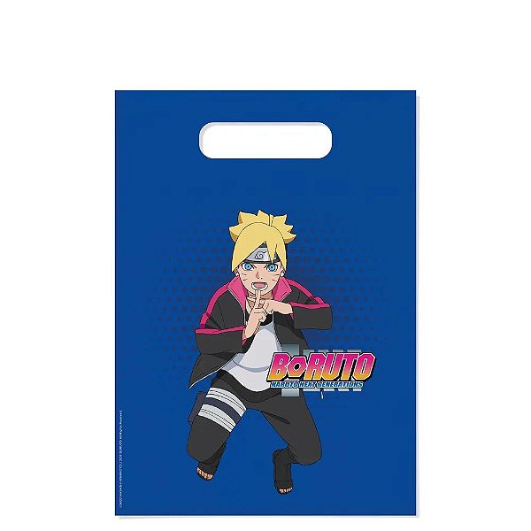 Sacola Kids Para Presente 22x31cm Boruto - 40 Un