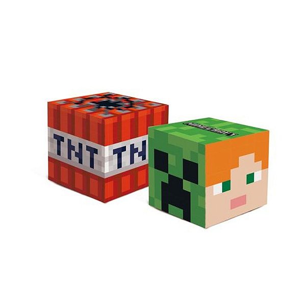 Caixa Cubo Minecraft Composê 6x6x6 - 96 Un