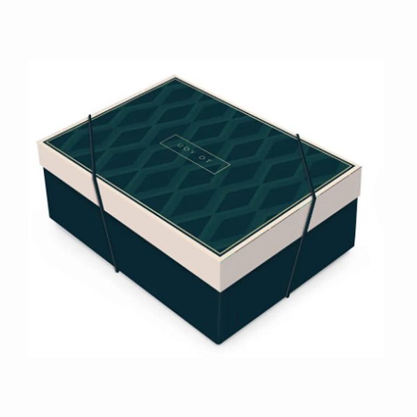 Caixa Retangular com Tampa James M 35x25x11cm - 10 Un