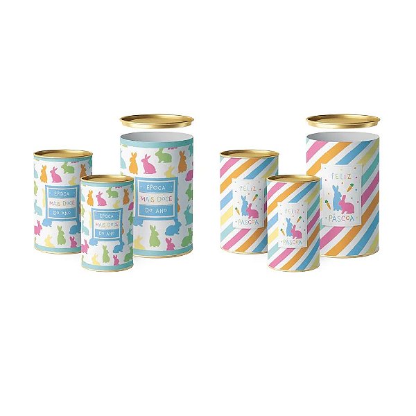 Lata Para Doces Bliss Composê 10x7cm - 24 Un