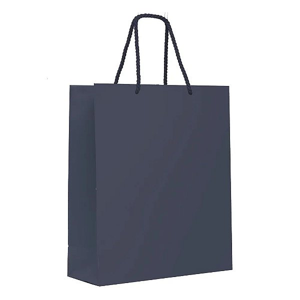 Sacola Premium Twilight Blue M 26x31x10cm - 10 Un