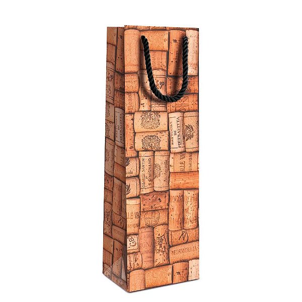Sacola Premium Stopper Garrafa 35x11,5x8cm - 10 Un