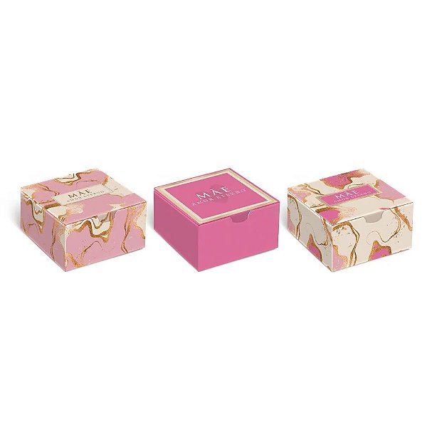 Caixa Diver Para 6 Brigadeiros Mom 12X8X3,5 - 100 Un