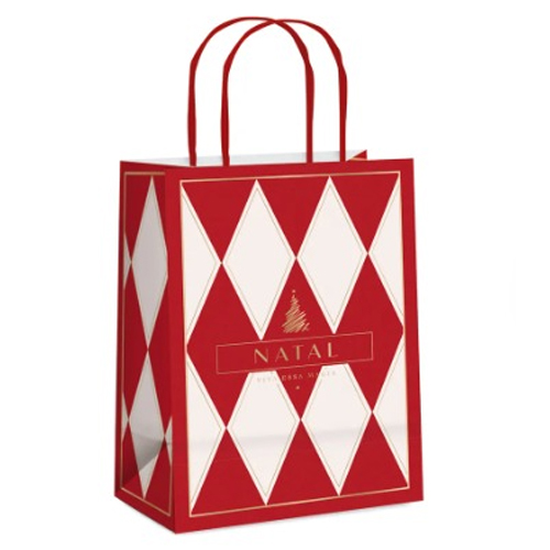 Sacola de Papel Lines P 21,5x15x8cm - 10 Un